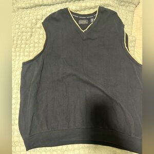 Steve Stricker Men's Navy V-Neck Sweater Vest